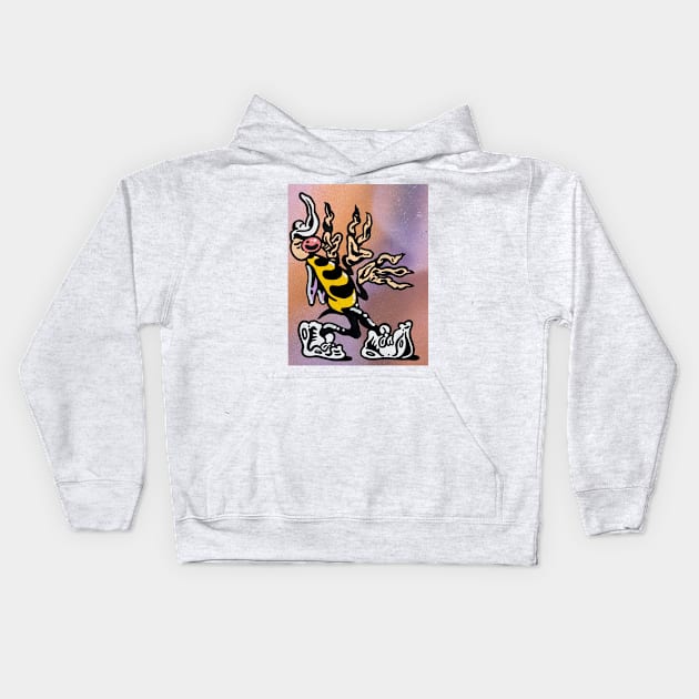 The hive mind Kids Hoodie by DR DOLLAR